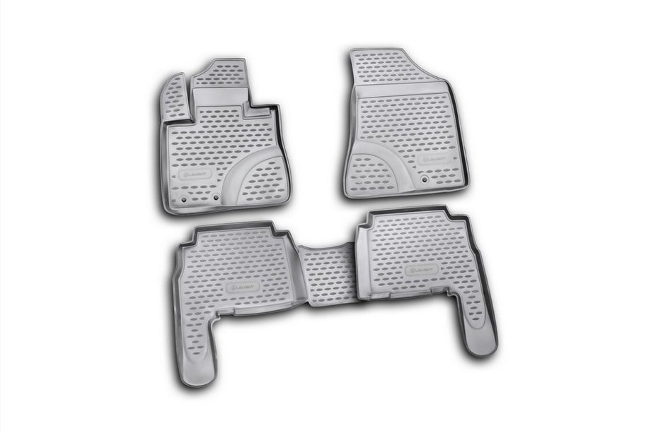 Kia Sorento II XM 2009–2014 (2009-2012) Gumijas salona paklājiņi (4 gab., Novline) Image