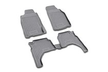 Mitsubishi L200 1996–2006 Gumijas salona paklājiņi (4 gab., Novline) foto 1