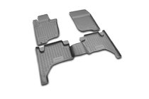Mitsubishi L200 2006–2015 Gumijas salona paklājiņi (4 gab., Novline) foto 1