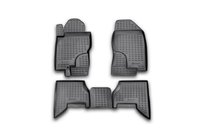 Nissan Pathfinder R51 2005–2014 (2005-2010) Gumijas salona paklājiņi (4 gab., Novline) foto 1