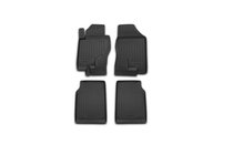 Nissan Navara 2006–2015 (2005↗) Gumijas salona paklājiņi (4 gab., Novline) manuālajai pārnesumkārbai foto 1