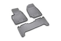 Toyota Land Cruiser 100 1998–2007 Gumijas salona paklājiņi (3 gab., Novline) foto 1