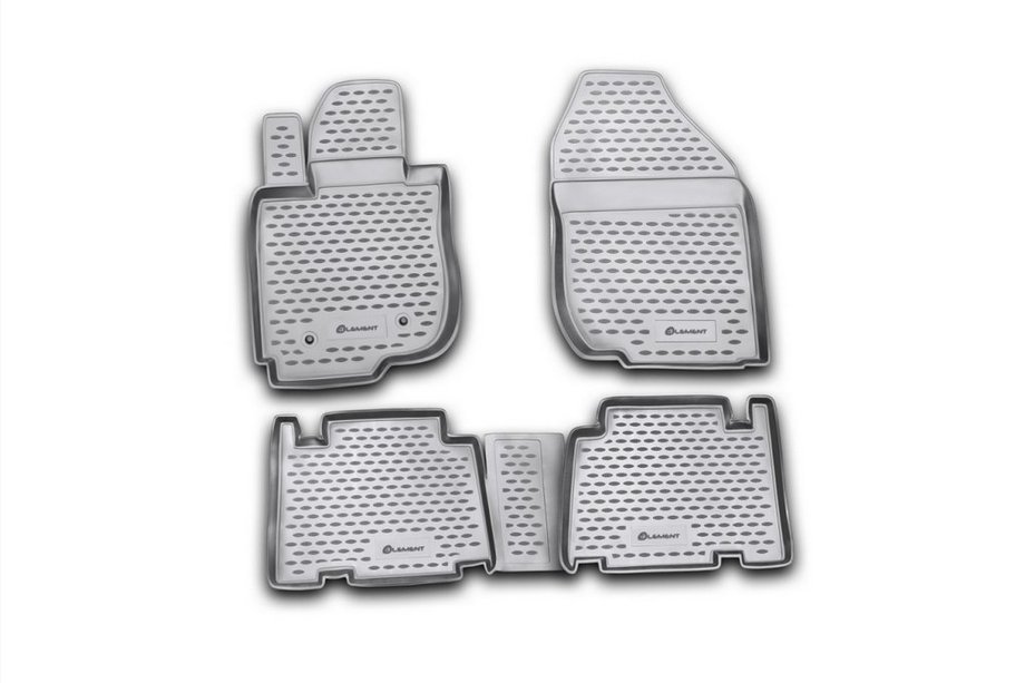 Toyota Rav 4 2006–2013 (2006↗) Gumijas salona paklājiņi (4 gab., Novline) Long Image