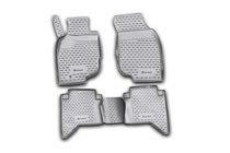 Toyota Hilux 2006–2015 (2008↗) Gumijas salona paklājiņi (4 gab., Novline) foto 1