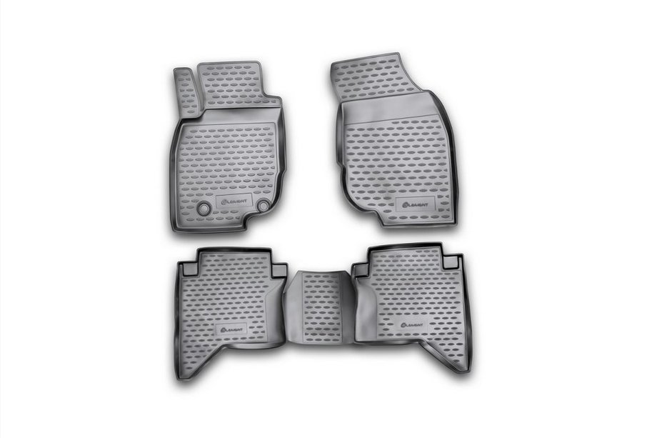 Toyota Hilux 2006–2015 (2011-2015) Gumijas salona paklājiņi (4 gab., Novline) Foto 1