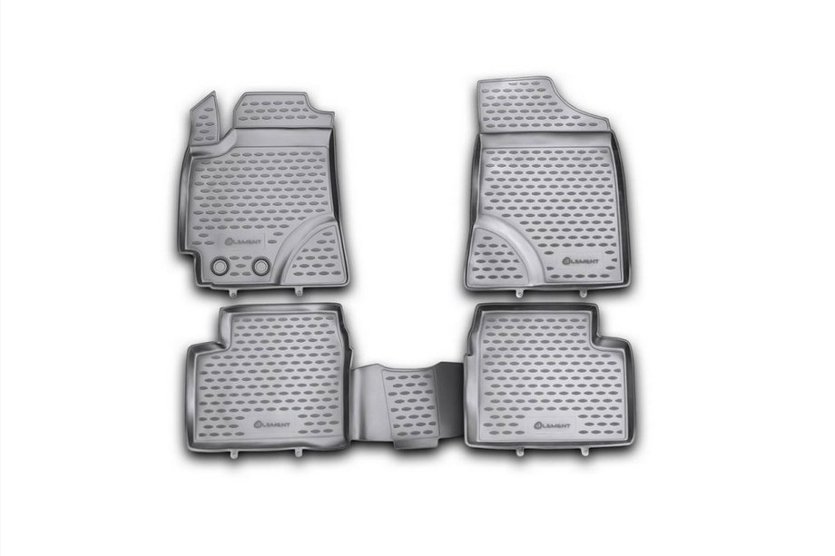 Geely Emgrand EC7 2009– Gumijas salona paklājiņi (4 gab., Novline) Image