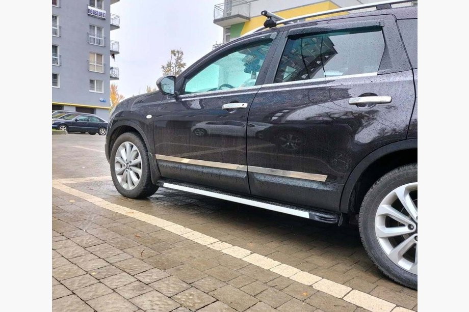 Nissan Qashqai 2010–2014 Sānu sliekšņi Maya V1 (2 gab., alumīnijs) Image
