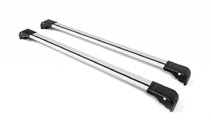 BMW X3 E83 2003–2010 Jumta šķērsstieņi integrētajiem reliņiem (ar atslēgu) Melni foto 1