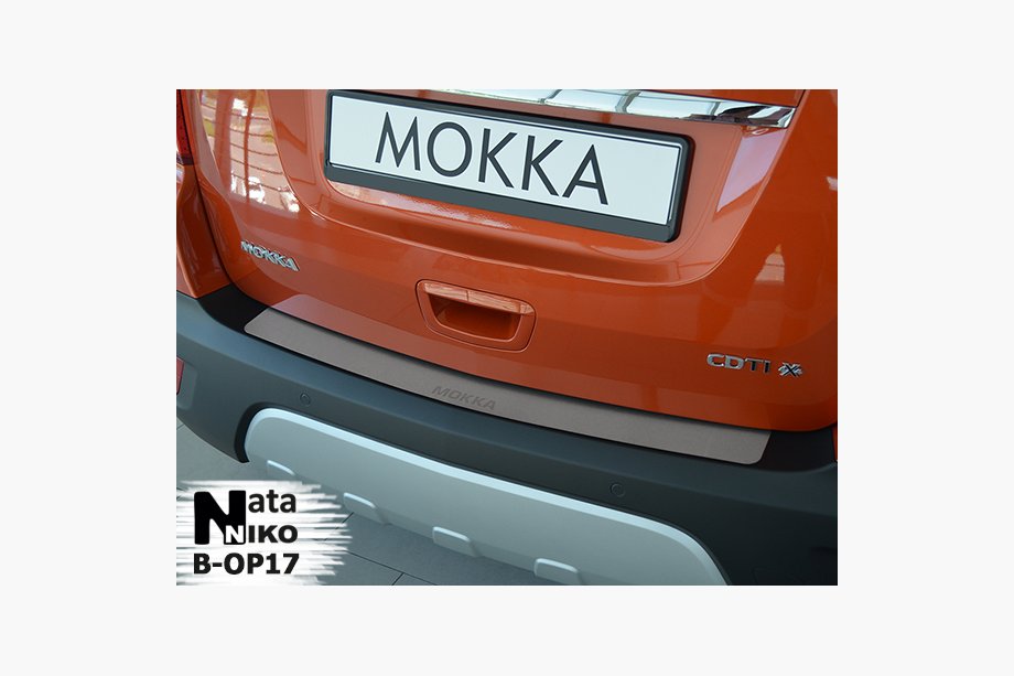 Opel Mokka 2012–2021 Aizmugurējā bufera uzlika Nataniko (2012-2016, nerūsējošais tērauds) Image