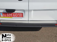 Opel Vivaro 2001–2015 Natanika aizmugurējā bufera aizsarguzlika (nerūsējošais tērauds) foto 1
