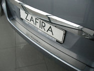 Opel Zafira B 2005–2011 Natanika aizmugurējā bufera aizsarguzlika (nerūsējošais tērauds) foto 1