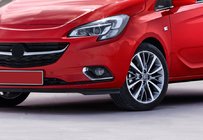 Opel Corsa E 2015–2019 Miglas lukturu uzlikas (2 gab., nerūsējošais tērauds) OmsaLine – itāļu nerūsējošais tērauds foto 1