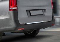 Mercedes Vito/V klase W447 2014– Bagāžnieka vāka apmale (nerūsējošais tērauds) OmsaLine – itāļu nerūsējošais tērauds foto 1