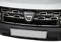Dacia Duster 2008–2018 Radiatora režģa līste 2014-2018 (nerūsējošais tērauds) foto 1
