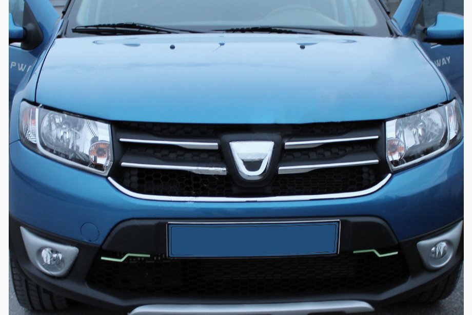 Dacia Sandero 2013–2020 Restes uzlikas, variants 1 (4 gab., nerūsējošais tērauds) Image