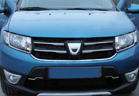 Dacia Sandero 2013–2020 Restes uzlikas, variants 1 (4 gab., nerūsējošais tērauds) foto 1