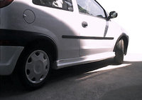 Opel Corsa C 2000–2006 Sānu sliekšņi (krāsošanai) foto 1