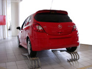 Opel Corsa D 2007–2014 Aizmugurējā apakšējā uzlika (krāsošanai) foto 2