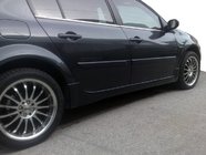 Renault Megane II 2004–2009 Sānu sliekšņi (SD, krāsošanai) foto 1