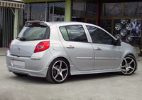 Renault Clio III 2005–2012 Sānu sliekšņi (krāsošanai) foto 1