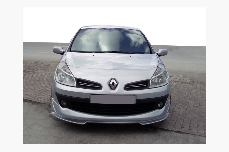 Renault Clio III 2005–2012 Priekšējā bampera uzlika V1 (krāsošanai) Image