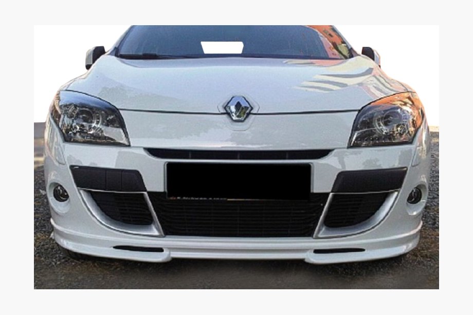 Renault Megane III 2009–2016 Priekšējā bampera lūpa (krāsošanai) Image