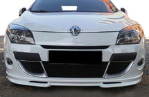 Renault Megane III 2009–2016 Priekšējā bampera lūpa (krāsošanai) foto 1