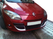 Renault Megane III 2009–2016 Bampera uzlikas (2008-2012, 2 gab., krāsošanai) foto 1