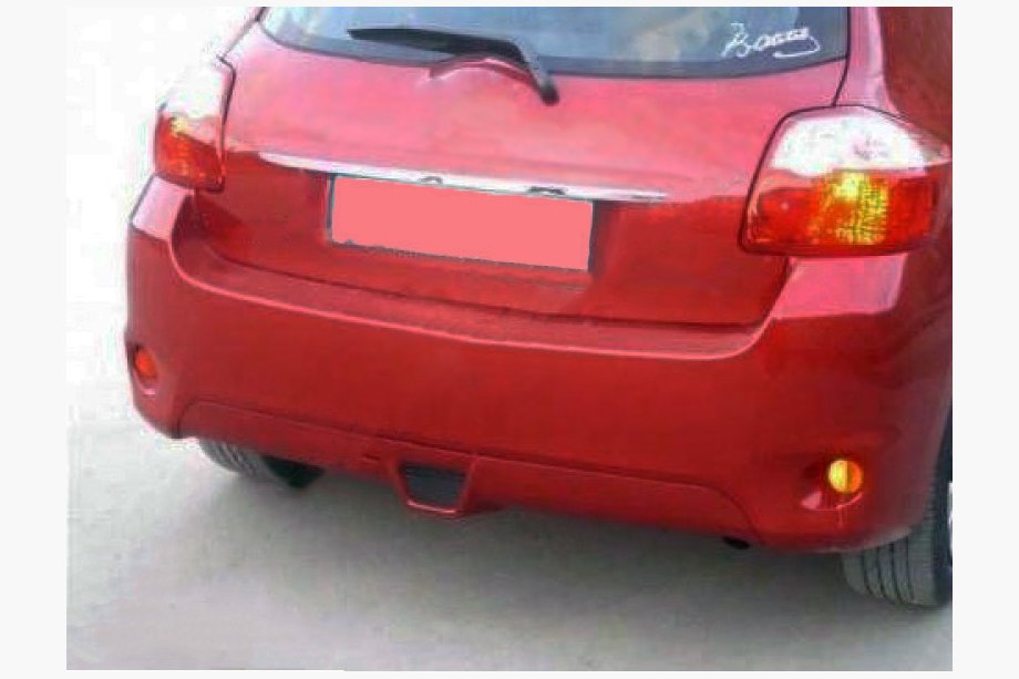 Toyota Auris 2007–2012 Aizmugurējā bampera uzlika (krāsošanai) Foto 1