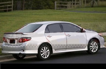 Toyota Corolla 2007–2013 Aizmugurējā bampera uzlika (krāsošanai) foto 4