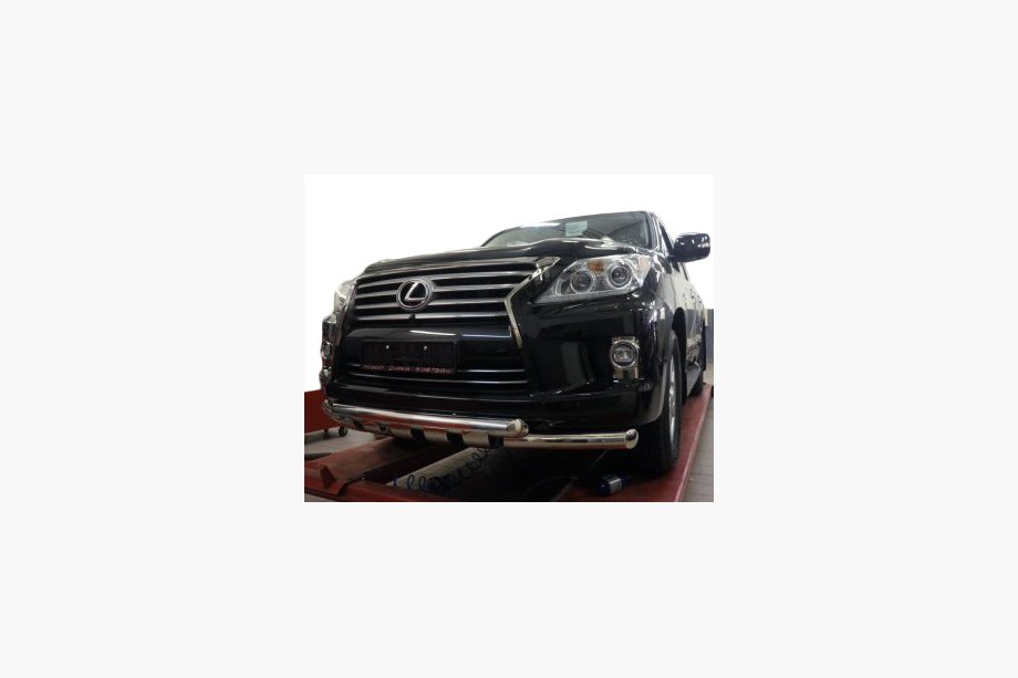 Lexus LX570/450d 2008–2022 Priekšējais aizsargstienis Gronder (2008-2015 nerūsējošais tērauds) Image