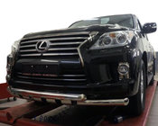 Lexus LX570/450d 2008–2022 Priekšējais aizsargstienis Gronder (2008-2015 nerūsējošais tērauds) foto 1
