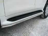 Lexus LX570/450d 2008–2022 Sānu pakāpieni 2008-2015 (nerūsējošais tērauds) foto 1