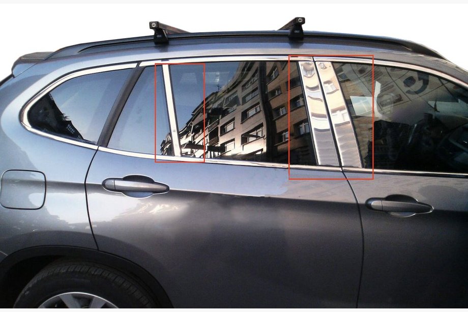 BMW X1 E84 2009–2015 Durvju statņu līstes (nerūsējošais tērauds) 6 gab. Image