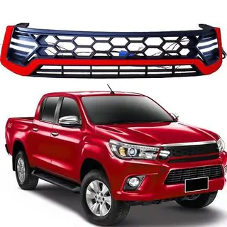 Priekšējā radiatora reste ar LED Toyota Hilux 2015–