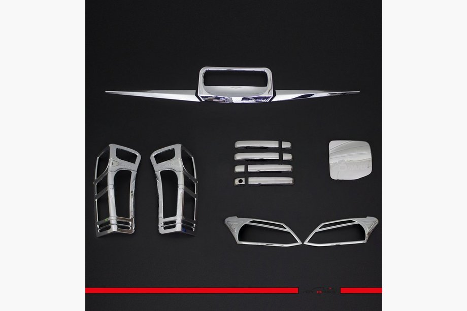 Isuzu D-Max 2011–2019 Hromētu ABS uzliku komplekts Image
