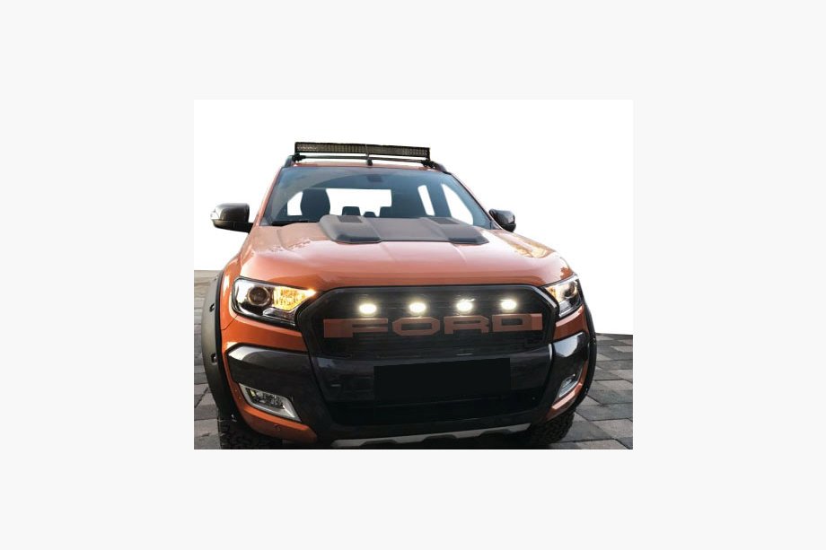 Ford Ranger 2011–2022 Priekšējā radiatora reste ar LED V2 Image