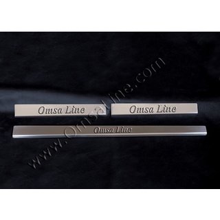OmsLine sliekšņu uzlikas (nerūsējošais tērauds) Alfa Romeo 147 2000–2010 foto 2