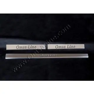 OmsLine sliekšņu uzlikas (nerūsējošais tērauds) Alfa Romeo 147 2000–2010 foto 2
