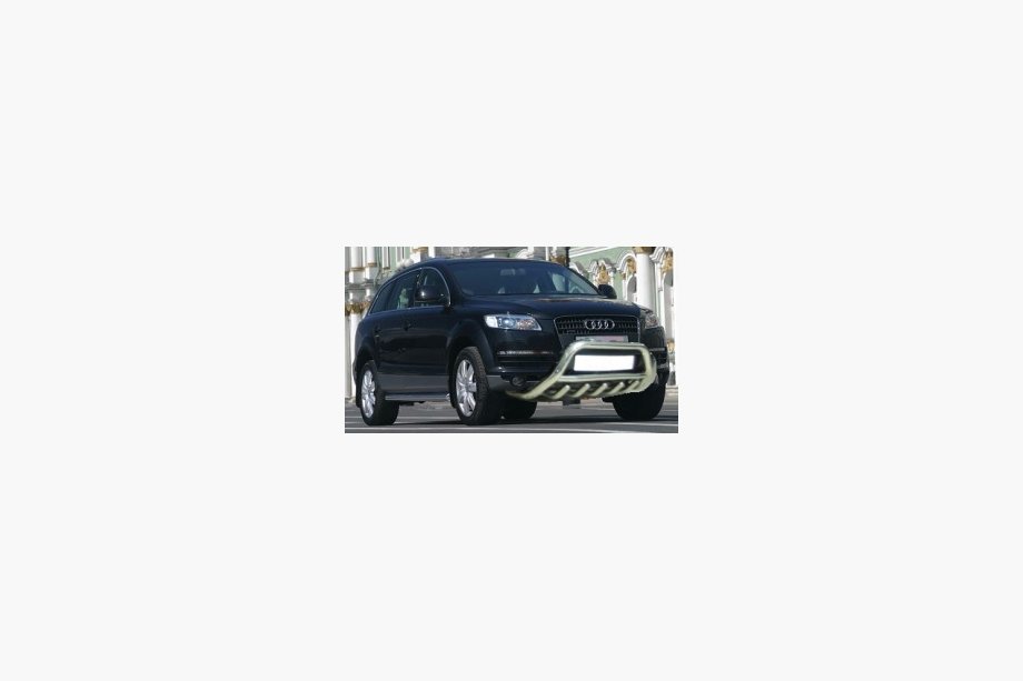 Audi Q7 2005–2015 Priekšējais kengurins (nerūsējošais tērauds) Ø60 mm Image