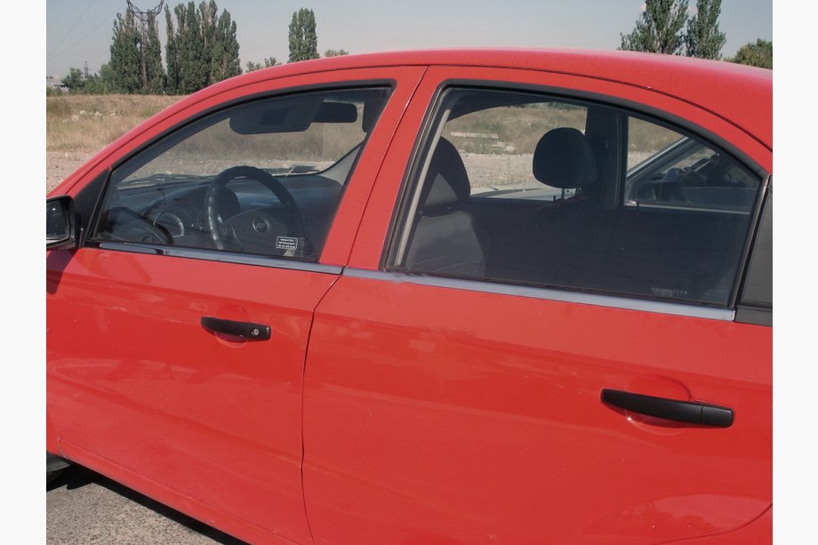 Chevrolet Aveo T200 2002–2008 Logu apmales (4 gab., nerūsējošais tērauds) Image