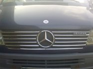 Mercedes Sprinter W901/902/903/904/905 1995–2006 Radiatora režģa uzlikas (1995-2000, 12 gab., nerūsējošais tērauds) foto 4