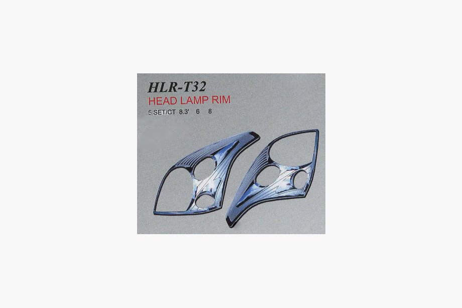Toyota Land Cruiser Prado 120 2002–2009 Priekšējo lukturu uzlikas V1 (2 gab., plastmasa) Image