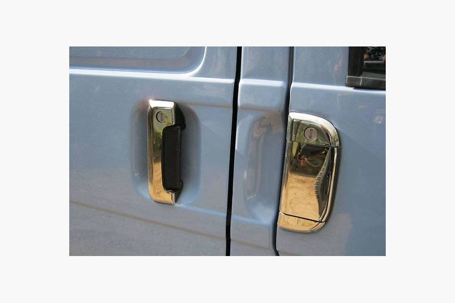Volkswagen T4 Transporter 1990–2003 Durvju rokturu uzlikas (7 gab., tērauds) OmsaLine - itāļu nerūsējošais tērauds Foto 2