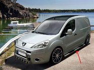 Citroen Berlingo 2008–2018 Sānu caurules (2 gab., nerūs. tērauds) 60 mm, ar plastmasas pakāpieniem foto 1