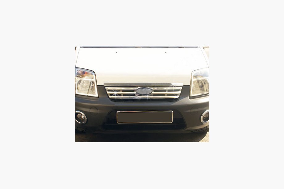 Ford Connect 2010–2013 Radiatora restes uzlikas un apmale (2 daļas, nerūsējošais tērauds) Image