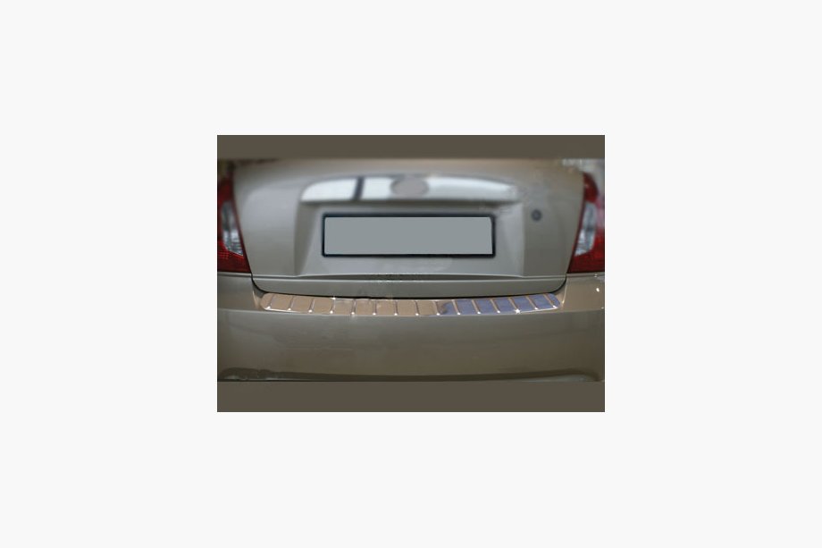 Hyundai Accent 2006–2010 Aizmugurējā bampera uzlika (nerūsējošais tērauds) Omsa Image