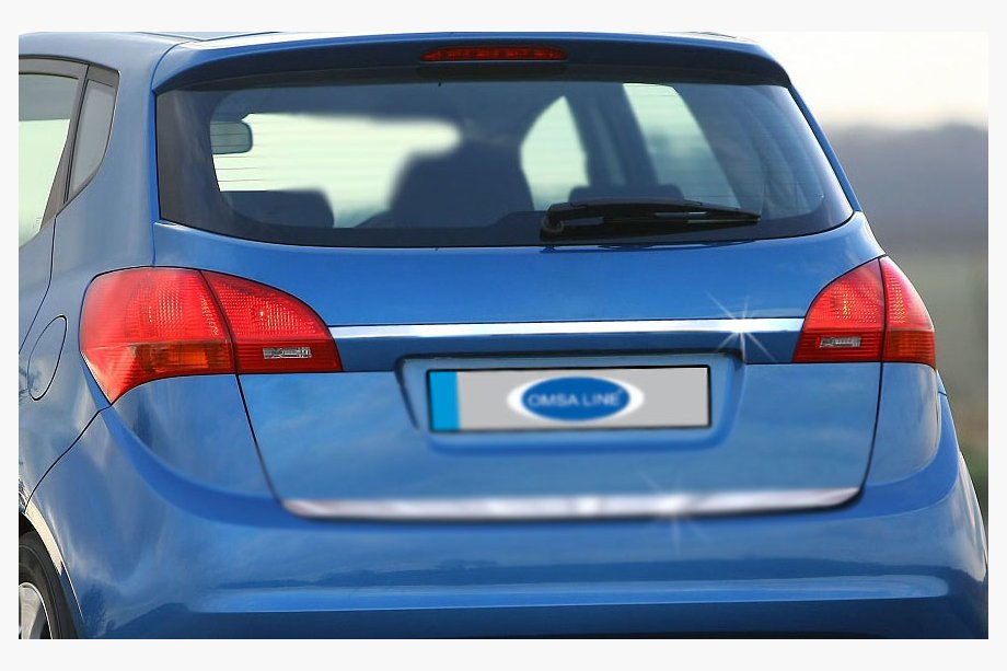 Kia Venga 2010–2019 Nerūsējošā tērauda līste virs numura zīmes Image
