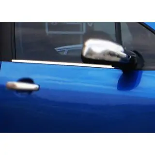 Ārējās logu apmales (4 gab., nerūsējošais tērauds) Peugeot 307 2001–2008 foto 2
