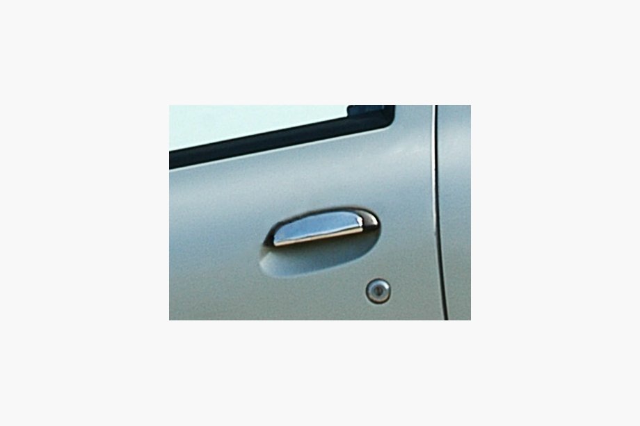 Renault Clio II 1998–2005 Durvju rokturu uzlikas (nerūsējošais tērauds) 4 gab., OmsaLine – itāļu nerūsējošais tērauds Image